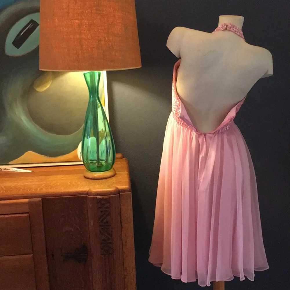 Vintage 1960’s Mike Benet Formals Pink Par… - Picture 4 of 7
